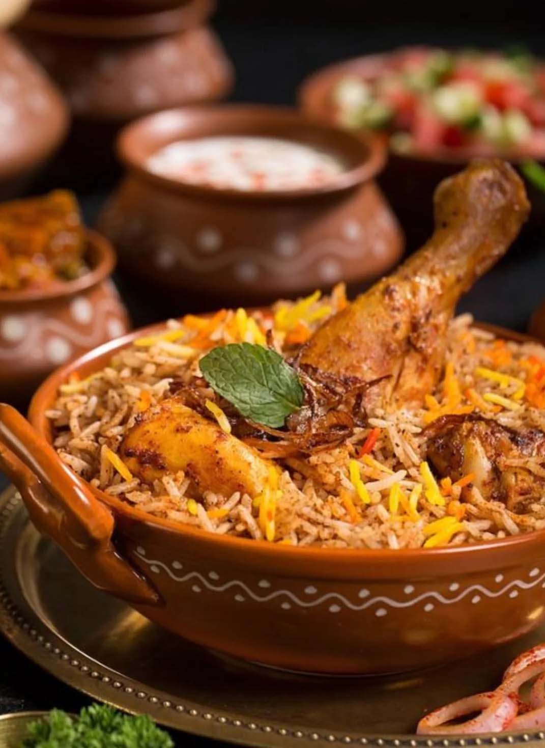 Curried regional Biryanis